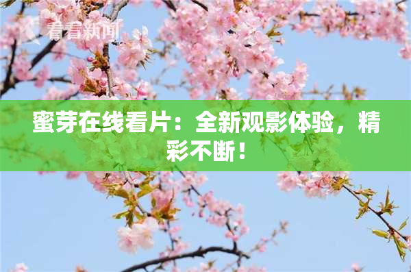 蜜芽在线看片：全新观影体验，精彩不断！