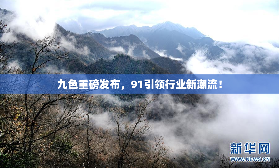 九色重磅发布，91引领行业新潮流！