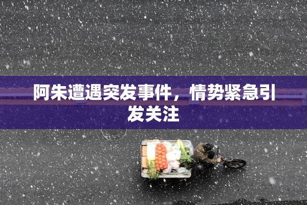 阿朱遭遇突发事件，情势紧急引发关注
