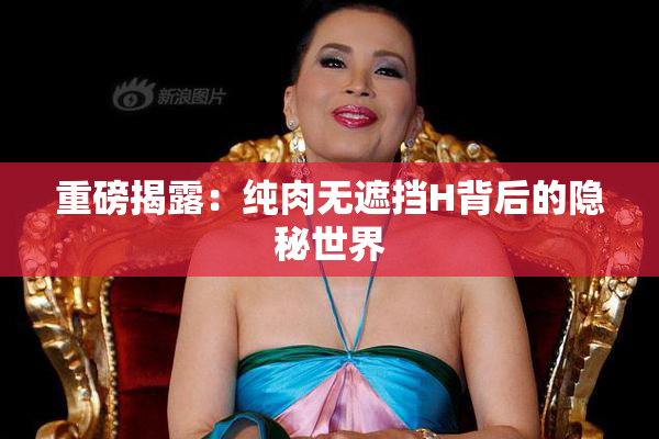 重磅揭露：纯肉无遮挡H背后的隐秘世界