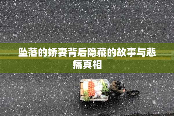 坠落的娇妻背后隐藏的故事与悲痛真相