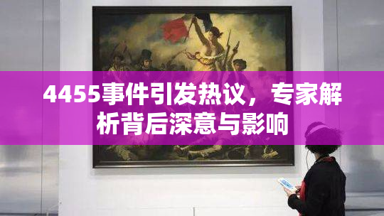 4455事件引发热议，专家解析背后深意与影响