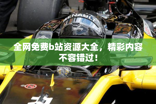 全网免费b站资源大全，精彩内容不容错过！