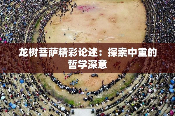 龙树菩萨精彩论述：探索中重的哲学深意