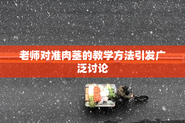 老师对准肉茎的教学方法引发广泛讨论