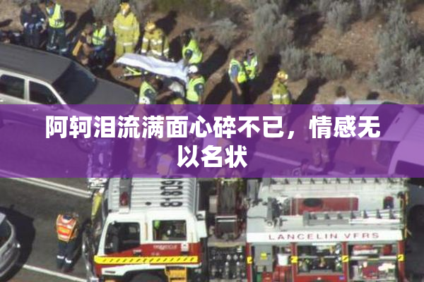 阿轲泪流满面心碎不已，情感无以名状