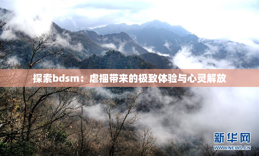 探索bdsm：虐捆带来的极致体验与心灵解放