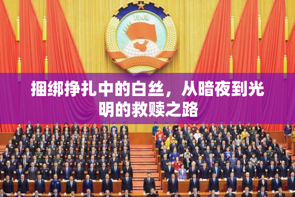 捆绑挣扎中的白丝，从暗夜到光明的救赎之路