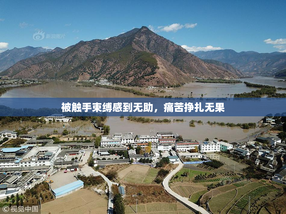 被触手束缚感到无助，痛苦挣扎无果
