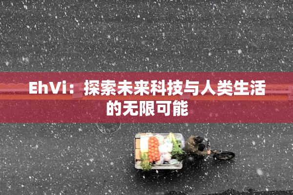 EhVi：探索未来科技与人类生活的无限可能