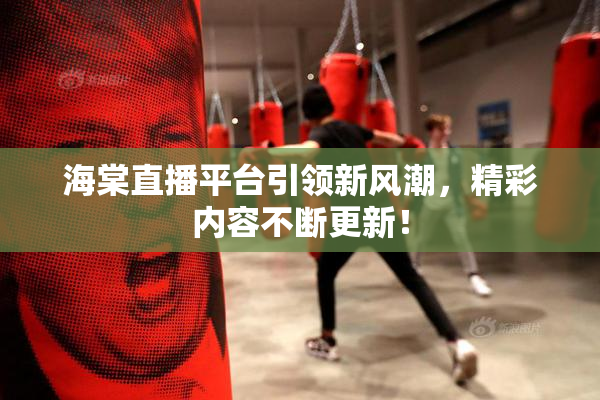 海棠直播平台引领新风潮，精彩内容不断更新！