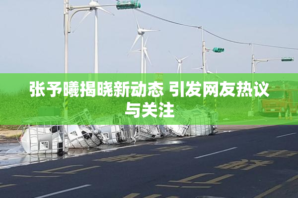 张予曦揭晓新动态 引发网友热议与关注