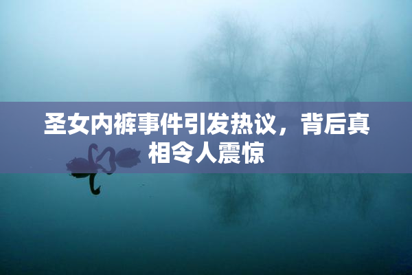 圣女内裤事件引发热议，背后真相令人震惊