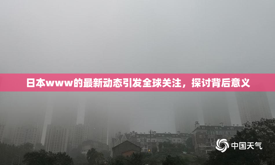 日本www的最新动态引发全球关注，探讨背后意义
