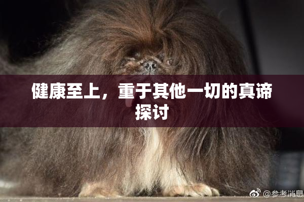 健康至上，重于其他一切的真谛探讨
