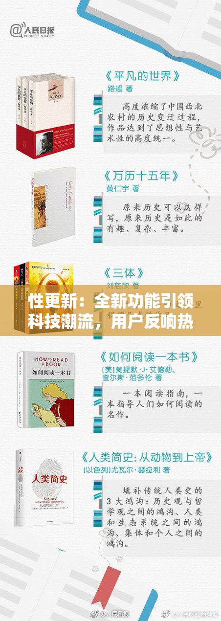 性更新：全新功能引领科技潮流，用户反响热烈！