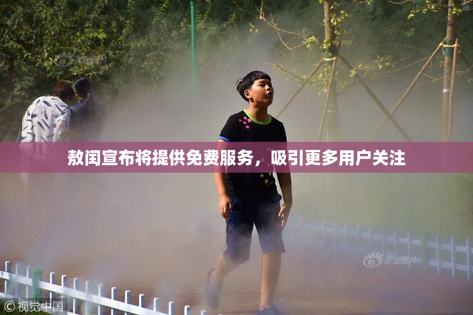 敖闰宣布将提供免费服务，吸引更多用户关注