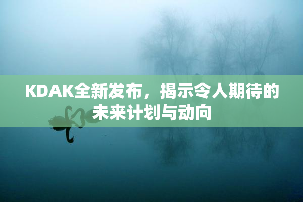 KDAK全新发布，揭示令人期待的未来计划与动向