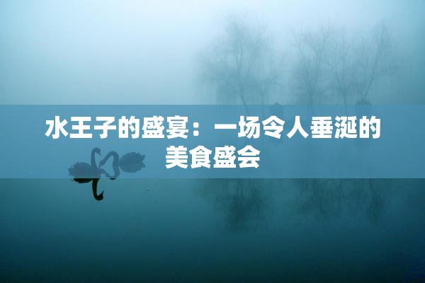 水王子的盛宴：一场令人垂涎的美食盛会