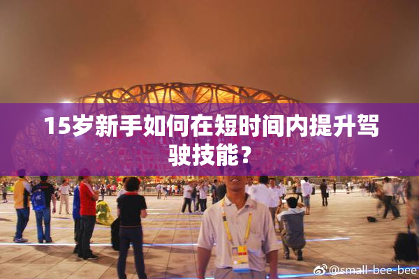15岁新手如何在短时间内提升驾驶技能？