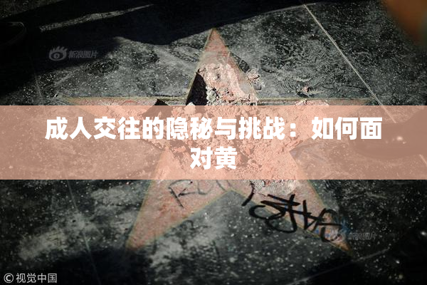 成人交往的隐秘与挑战：如何面对黄