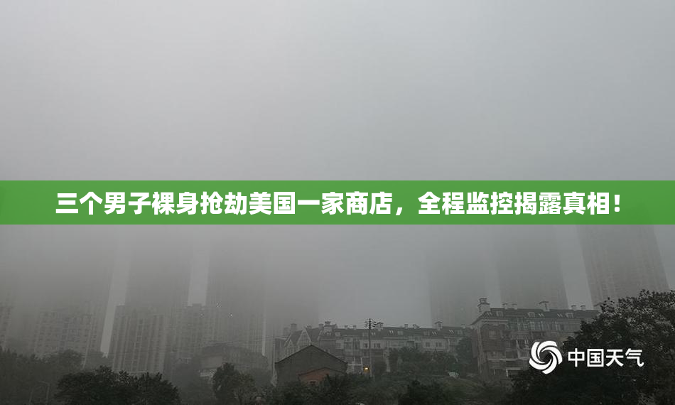 三个男子裸身抢劫美国一家商店，全程监控揭露真相！