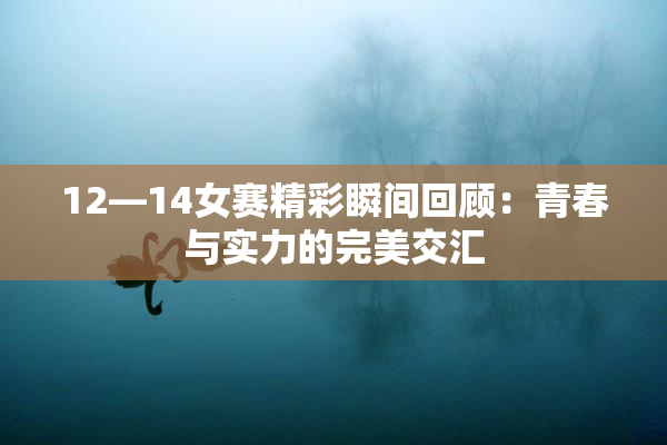 12—14女赛精彩瞬间回顾：青春与实力的完美交汇