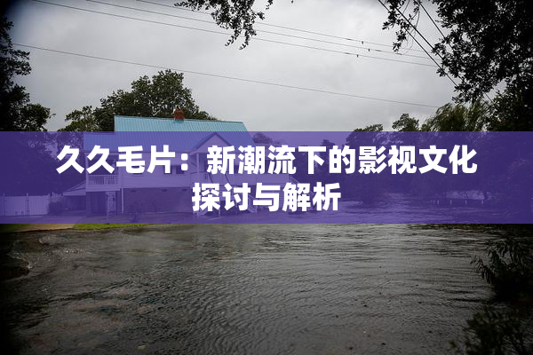久久毛片：新潮流下的影视文化探讨与解析