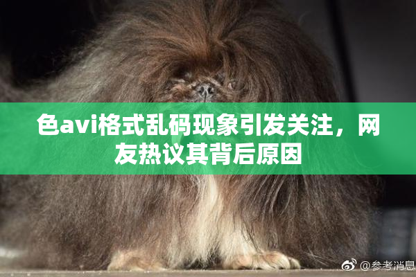 色avi格式乱码现象引发关注，网友热议其背后原因