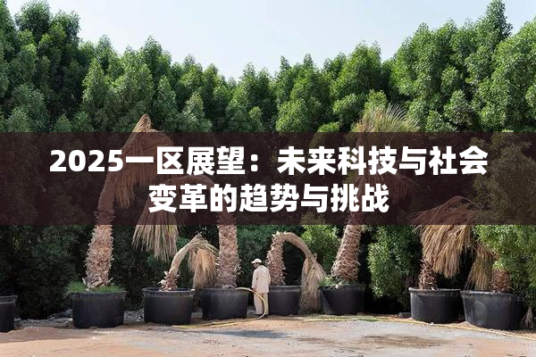 2025一区展望：未来科技与社会变革的趋势与挑战