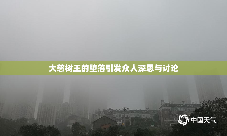 大慈树王的堕落引发众人深思与讨论