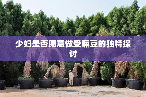 少妇是否愿意做受嘛豆的独特探讨