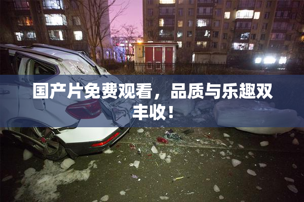 国产片免费观看，品质与乐趣双丰收！