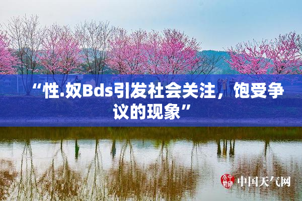 “性.奴Bds引发社会关注，饱受争议的现象”
