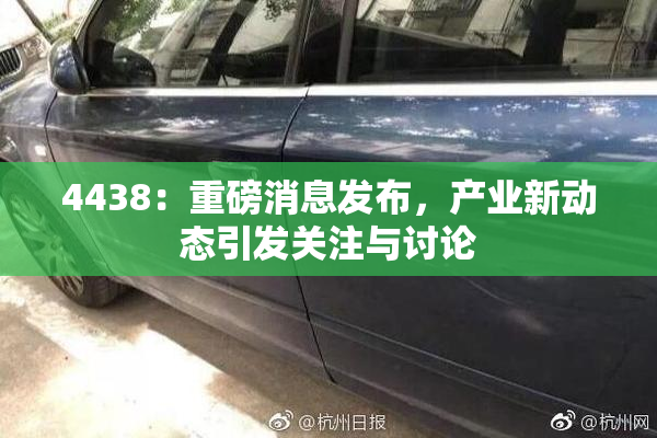 4438：重磅消息发布，产业新动态引发关注与讨论