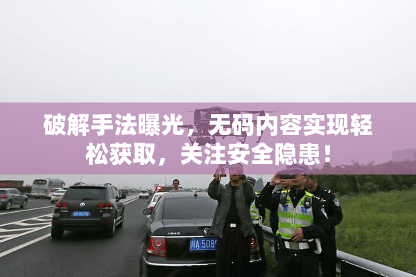 破解手法曝光，无码内容实现轻松获取，关注安全隐患！
