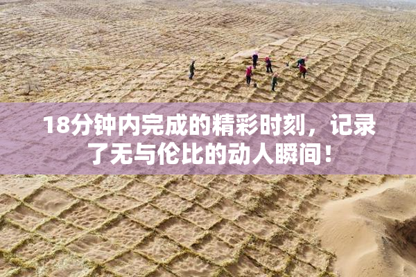 18分钟内完成的精彩时刻，记录了无与伦比的动人瞬间！