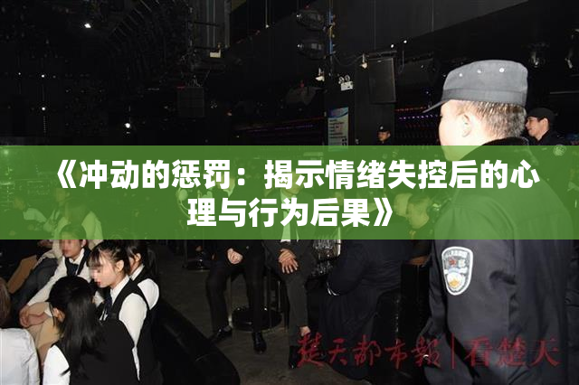 《冲动的惩罚：揭示情绪失控后的心理与行为后果》