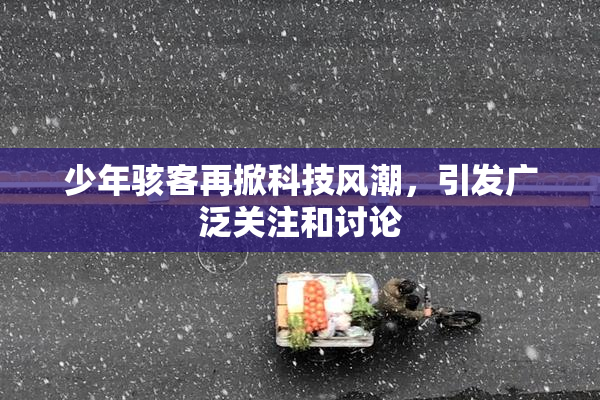 少年骇客再掀科技风潮，引发广泛关注和讨论