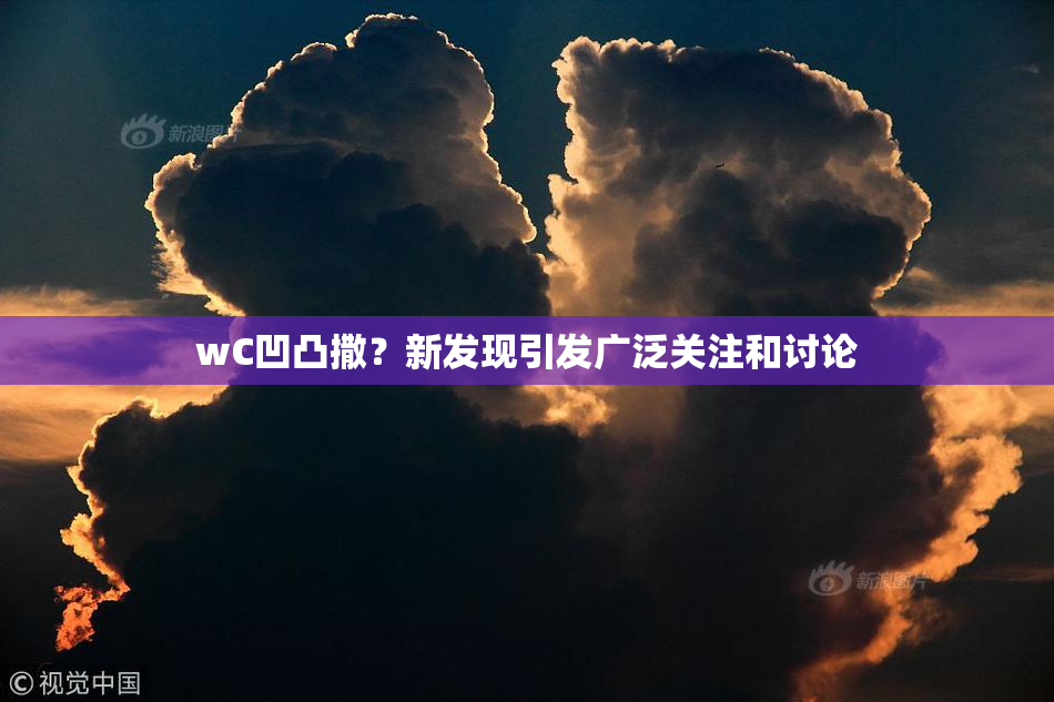 wC凹凸撒？新发现引发广泛关注和讨论