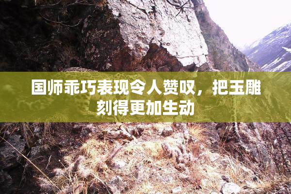 国师乖巧表现令人赞叹，把玉雕刻得更加生动