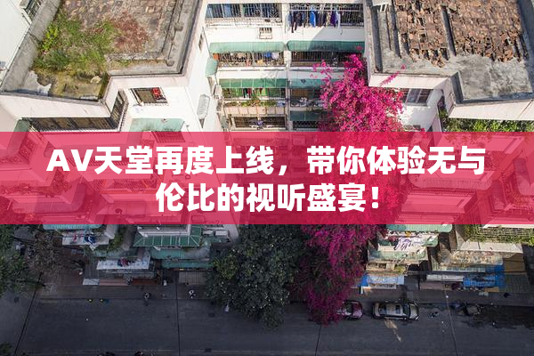 AV天堂再度上线，带你体验无与伦比的视听盛宴！