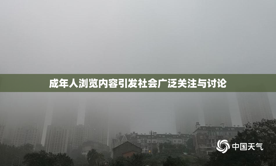 成年人浏览内容引发社会广泛关注与讨论