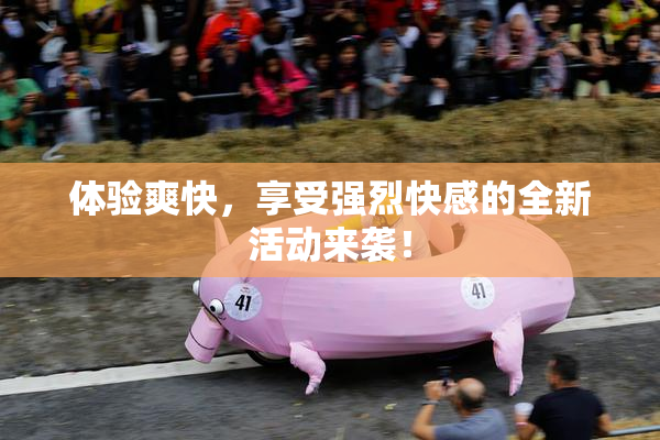 体验爽快，享受强烈快感的全新活动来袭！