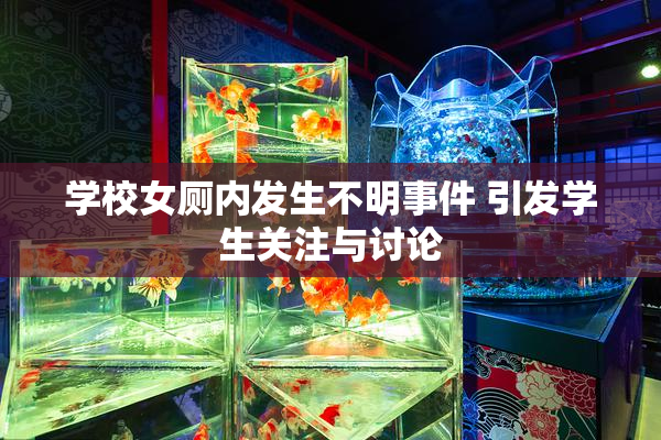 学校女厕内发生不明事件 引发学生关注与讨论