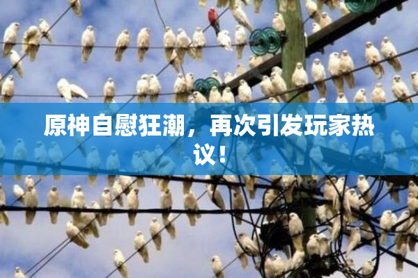 原神自慰狂潮，再次引发玩家热议！