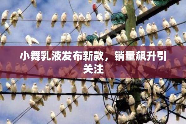 小舞乳液发布新款，销量飙升引关注