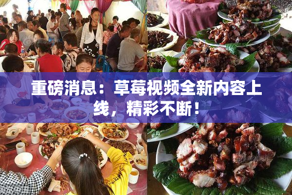 重磅消息：草莓视频全新内容上线，精彩不断！