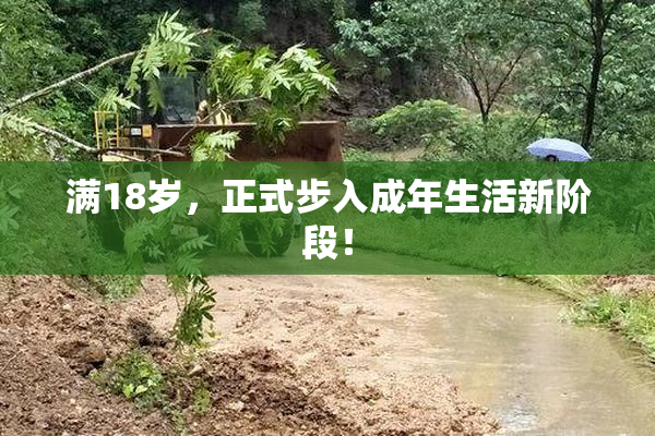 满18岁，正式步入成年生活新阶段！