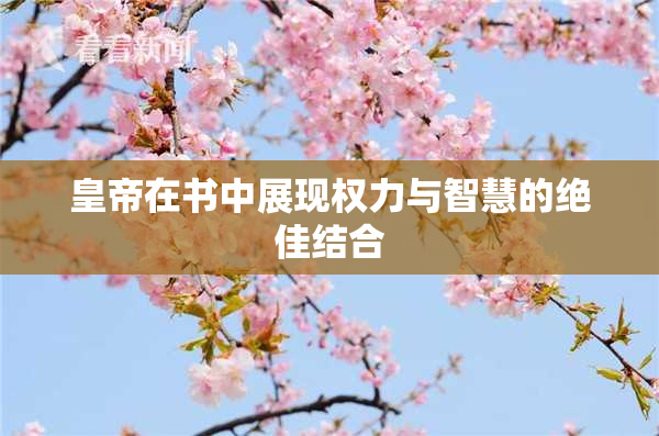 皇帝在书中展现权力与智慧的绝佳结合